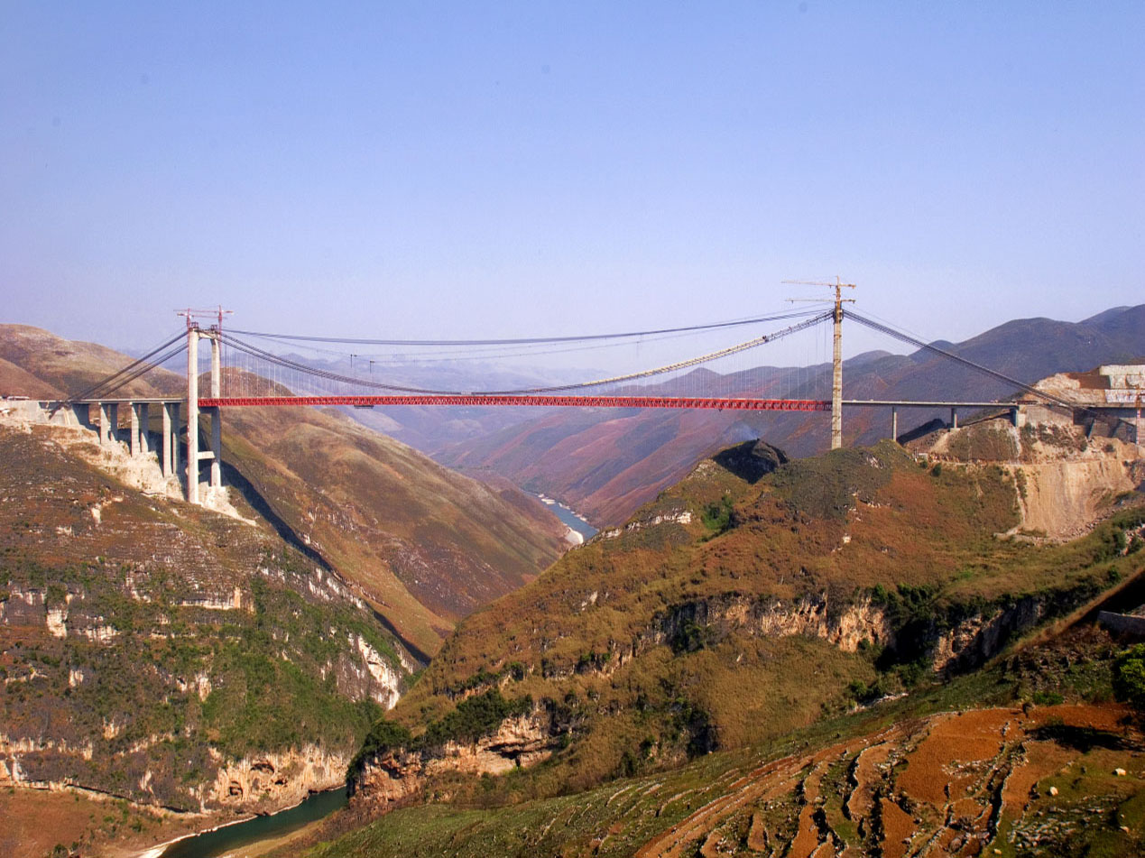 鎮(zhèn)勝高速北盤江特大橋